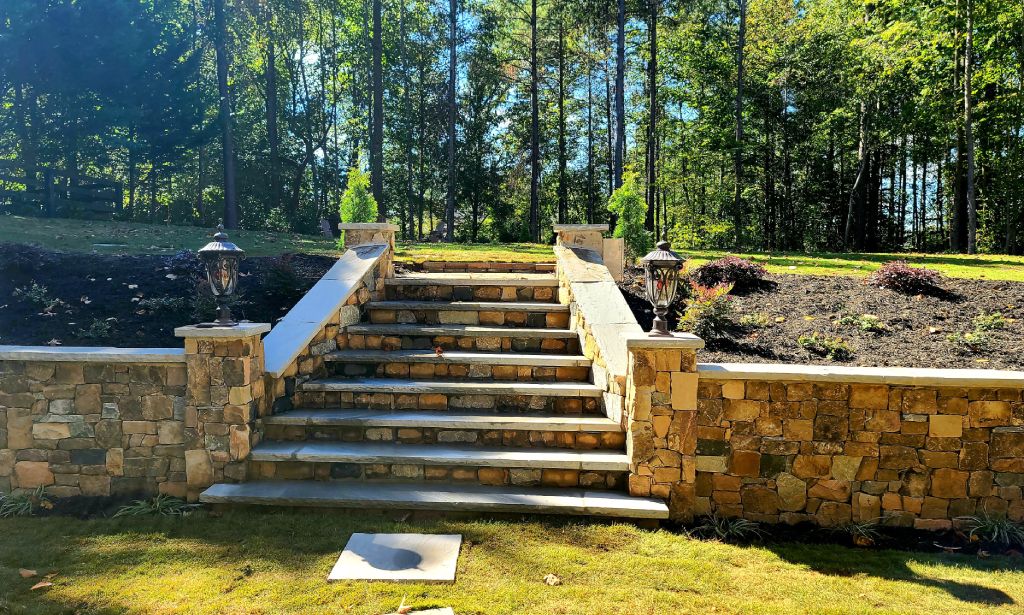 Vaneer Retaining Wall